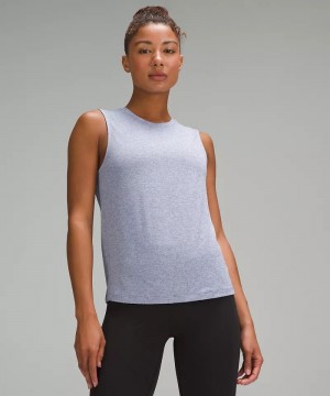 αμανικα μπλουζακια Lululemon License to Train Classic-Fit γυναικεια μπλε | Greece-8974106