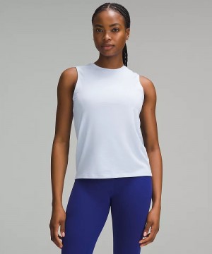 αμανικα μπλουζακια Lululemon License to Train Classic-Fit γυναικεια μπλε | Greece-5846139