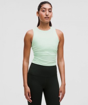 αμανικα μπλουζακια Lululemon License to Train Tight-Fit γυναικεια ασπρα | Greece-5703182