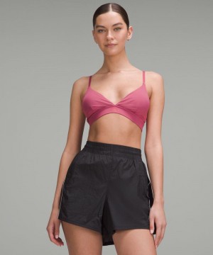 Αθλητικο Σουτιεν Lululemon License to Train Triangle Light Support, A/B Cup γυναικεια μωβ | Greece-4201386