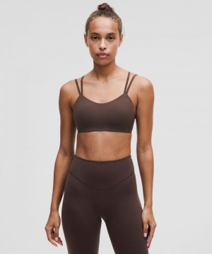 Αθλητικο Σουτιεν Lululemon Like a Cloud Light Support, B/C Cup γυναικεια σοκολάτα | Greece-5704692