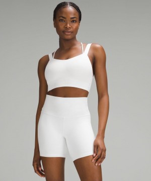 Αθλητικο Σουτιεν Lululemon Like a Cloud Longline Light Support, D/DD Cup γυναικεια ασπρα | Greece-0984376