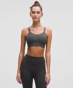 Αθλητικο Σουτιεν Lululemon Like a Cloud Longline Light Support, B/C Cup γυναικεια βαθυ γκρι | Greece-2170648