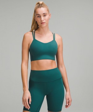 Αθλητικο Σουτιεν Lululemon Like a Cloud Longline Light Support, B/C Cup γυναικεια τυρκουάζ | Greece-2365408