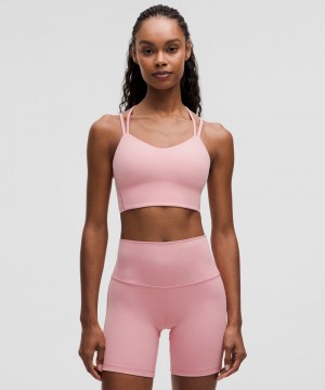 Αθλητικο Σουτιεν Lululemon Like a Cloud Longline Light Support, B/C Cup γυναικεια ροζ | Greece-0169845