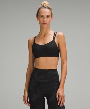 Αθλητικο Σουτιεν Lululemon Like a Cloud Ribbed Light Support, B/C Cup γυναικεια μαυρα | Greece-3580164