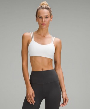 Αθλητικο Σουτιεν Lululemon Like a Cloud Ribbed Light Support, B/C Cup γυναικεια ασπρα | Greece-7085293
