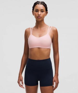 Αθλητικο Σουτιεν Lululemon Like a Cloud Ribbed Light Support, B/C Cup γυναικεια ροζ | Greece-8971634