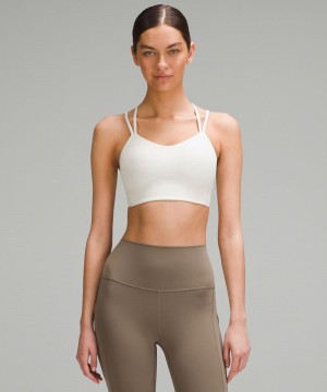 Αθλητικο Σουτιεν Lululemon Like a Cloud Ribbed Longline Light Support, B/C Cup γυναικεια Μπεζ | Greece-4853207
