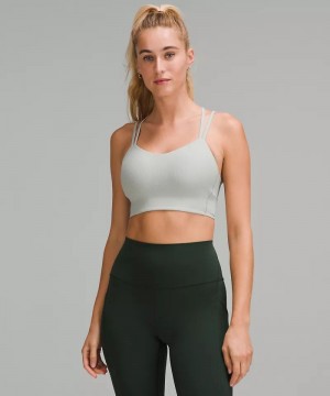 Αθλητικο Σουτιεν Lululemon Like a Cloud Ribbed Longline Light Support, B/C Cup γυναικεια γκρι | Greece-7519803