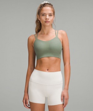 Αθλητικο Σουτιεν Lululemon Like a Cloud Ribbed Longline Light Support, B/C Cup γυναικεια γκρι | Greece-6492807