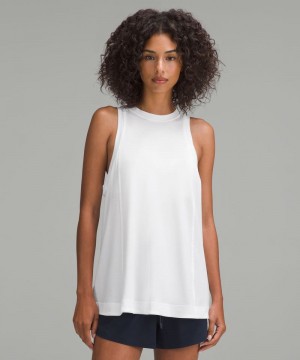 αμανικα μπλουζακια Lululemon Long Cotton Crewneck γυναικεια ασπρα | Greece-4520879