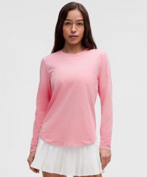 μακρυμανικα μπλουζακια Lululemon Love γυναικεια ροζ | Greece-8625419
