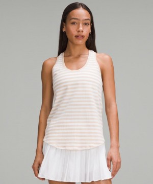 αμανικα μπλουζακια Lululemon Love γυναικεια καφε ασπρα | Greece-7632501