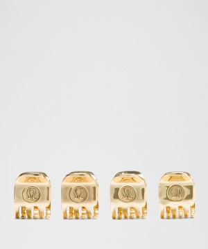 Αξεσουαρ Μαλλιων Lululemon Mini Metal Claw Clips γυναικεια χρυσο χρωμα | Greece-2581367