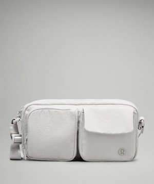 τσάντεσ χιαστί Lululemon Multi-Pocket 2.5L ανδρικα ασπρα | Greece-2164938