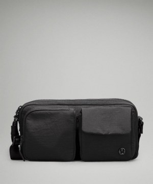 τσάντεσ χιαστί Lululemon Multi-Pocket 2.5L γυναικεια μαυρα | Greece-5872416