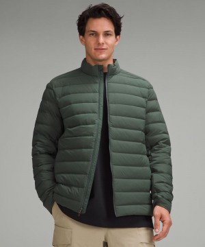 Μπουφάν Πουπουλένια Lululemon Navigation ανδρικα σκούρο πρασινο | Greece-5928436