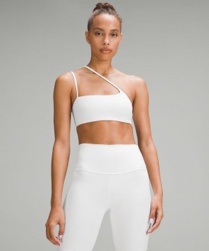 Αθλητικο Σουτιεν Lululemon Nulu Strappy One-Shoulder Light Support, A/B Cup γυναικεια ασπρα | Greece-2306851
