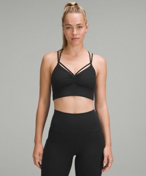Αθλητικο Σουτιεν Lululemon Nulu Strappy V-Neck Yoga Light Support, A/B Cup γυναικεια μαυρα | Greece-6842531