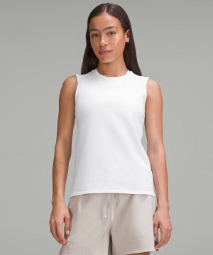 αμανικα μπλουζακια Lululemon Organic Cotton Crewneck γυναικεια ασπρα | Greece-3026978