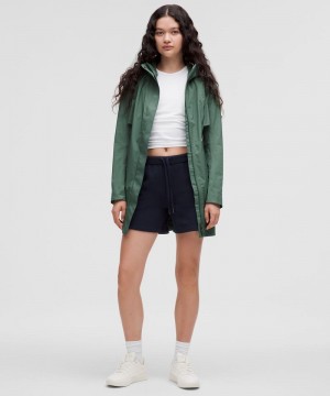 Μπουφάν Βροχής Lululemon Rain Rebel γυναικεια πρασινο | Greece-3418206