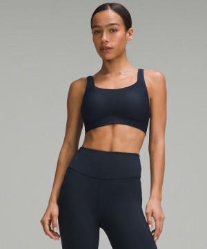 Αθλητικο Σουτιεν Lululemon Run Times High Support, B–G Cups γυναικεια σκουρο μπλε | Greece-1924037