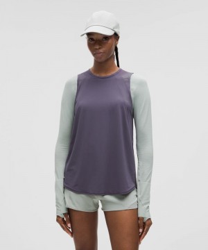 αμανικα μπλουζακια Lululemon Sculpt γυναικεια βαθυ γκρι | Greece-2614038