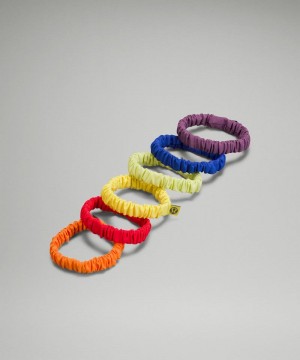 Αξεσουαρ Μαλλιων Lululemon Skinny Scrunchies γυναικεια Πολύχρωμο | Greece-8924063
