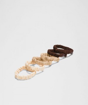 Αξεσουαρ Μαλλιων Lululemon Skinny Scrunchies γυναικεια Μπεζ Μπεζ | Greece-6985473