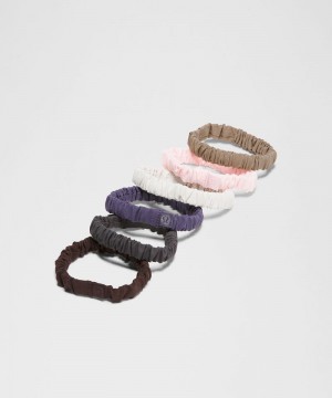 Αξεσουαρ Μαλλιων Lululemon Skinny Scrunchies γυναικεια σοκολάτα βαθυ γκρι Μπεζ καφε ροζ καφε | Greece-0728694