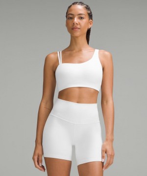Αθλητικο Σουτιεν Lululemon Soft Foam Cup Asymmetrical Light Support, D/DD Cup γυναικεια ασπρα | Greece-3561204