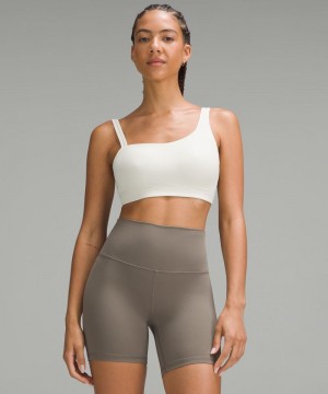 Αθλητικο Σουτιεν Lululemon Soft Foam Cup Asymmetrical Light Support, D/DD Cup γυναικεια Μπεζ | Greece-7243651