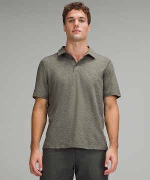 μπλουζακια πολο Lululemon Soft Jersey Short-Sleeve ανδρικα καφε πρασινο | Greece-6059132