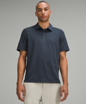 μπλουζακια πολο Lululemon Soft Jersey Short-Sleeve ανδρικα σκουρο μπλε σκουρο μπλε | Greece-3517082