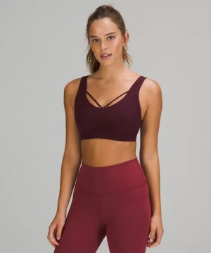 Αθλητικο Σουτιεν Lululemon Strappy Nulu Yoga Light Support, C/D Cup γυναικεια μωβ | Greece-2918036