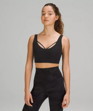 Αθλητικο Σουτιεν Lululemon Strappy Nulu Yoga Light Support, C/D Cup γυναικεια μαυρα | Greece-0869713
