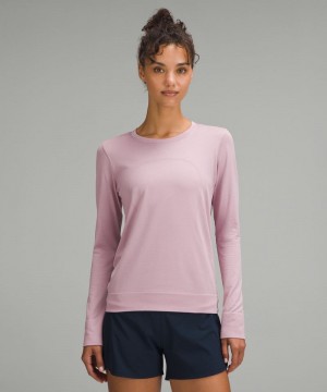 μακρυμανικα μπλουζακια Lululemon Swiftly Relaxed γυναικεια ροζ ροζ ροζ ροζ | Greece-6943081