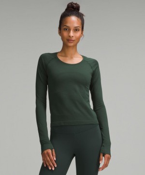 μακρυμανικα μπλουζακια Lululemon Swiftly Tech 2.0 γυναικεια πρασινο πρασινο | Greece-4073815