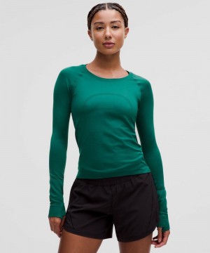 μακρυμανικα μπλουζακια Lululemon Swiftly Tech 2.0 γυναικεια τυρκουάζ τυρκουάζ | Greece-4250387
