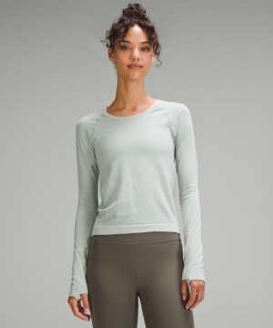 μακρυμανικα μπλουζακια Lululemon Swiftly Tech 2.0 γυναικεια γκρι γκρι | Greece-9374128