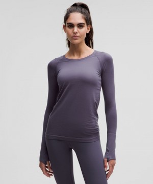 μακρυμανικα μπλουζακια Lululemon Swiftly Tech 2.0 γυναικεια βαθυ γκρι βαθυ γκρι | Greece-7621843