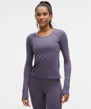 μακρυμανικα μπλουζακια Lululemon Swiftly Tech 2.0 γυναικεια βαθυ γκρι βαθυ γκρι | Greece-5321486
