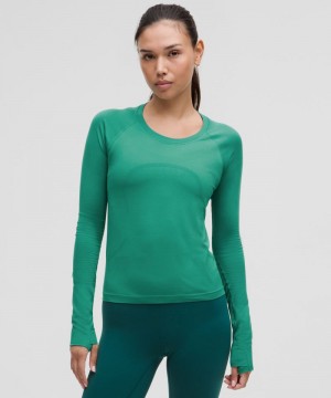 μακρυμανικα μπλουζακια Lululemon Swiftly Tech 2.0 γυναικεια τυρκουάζ μπλε τυρκουάζ μπλε | Greece-9276831