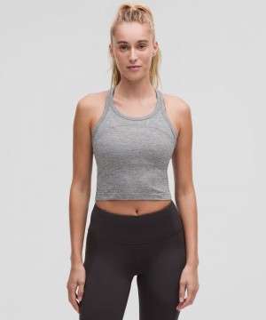 αμανικα μπλουζακια Lululemon Swiftly Tech Cropped Racerback 2.0 γυναικεια ασπρα | Greece-3018427