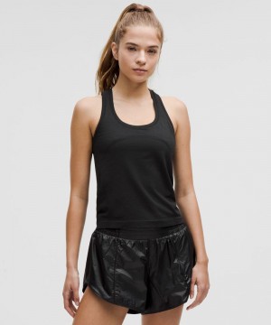 αμανικα μπλουζακια Lululemon Swiftly Tech Racerback 2.0 Waist Length Glow Stripe γυναικεια μαυρα μαυρα | Greece-3897254