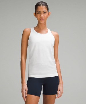 αμανικα μπλουζακια Lululemon Swiftly Tech Racerback 2.0 γυναικεια ασπρα ασπρα | Greece-3815496