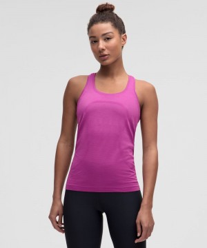 αμανικα μπλουζακια Lululemon Swiftly Tech Racerback 2.0 γυναικεια μωβ μωβ | Greece-2015648