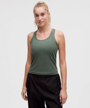 αμανικα μπλουζακια Lululemon Swiftly Tech Racerback 2.0 γυναικεια σκούρο πρασινο | Greece-4098612