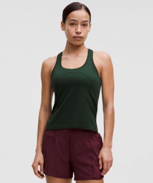 αμανικα μπλουζακια Lululemon Swiftly Tech Racerback 2.0 γυναικεια πρασινο πρασινο | Greece-9573810